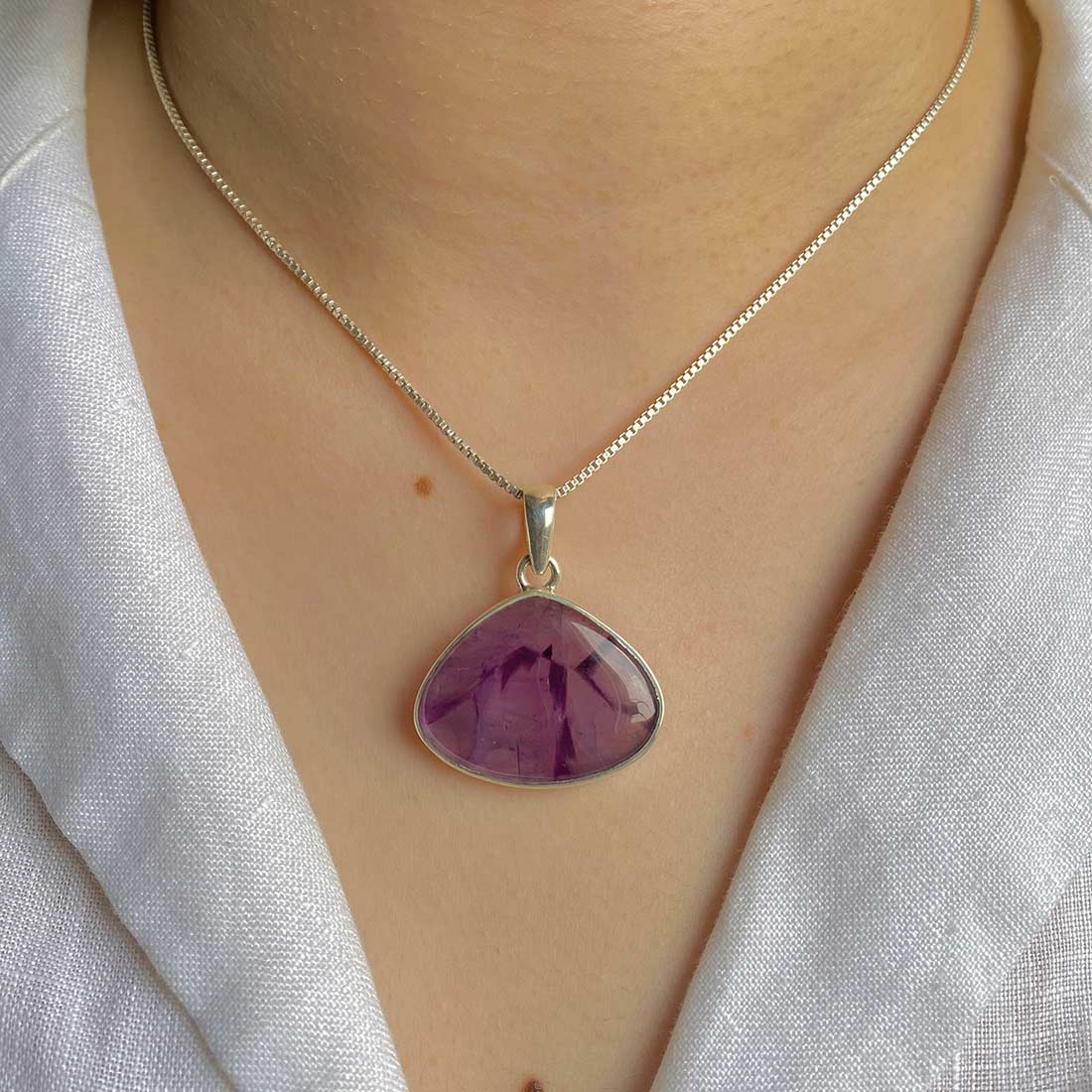 Star Amethyst Pendant-(STA-P-19.)